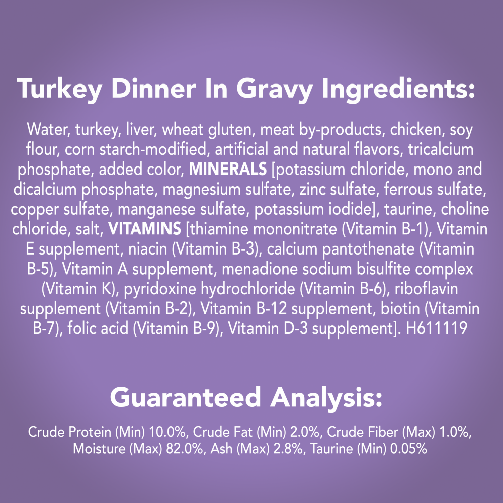 Friskies Prime Filets Turkey Dinner In Gravy Canned Cat Food