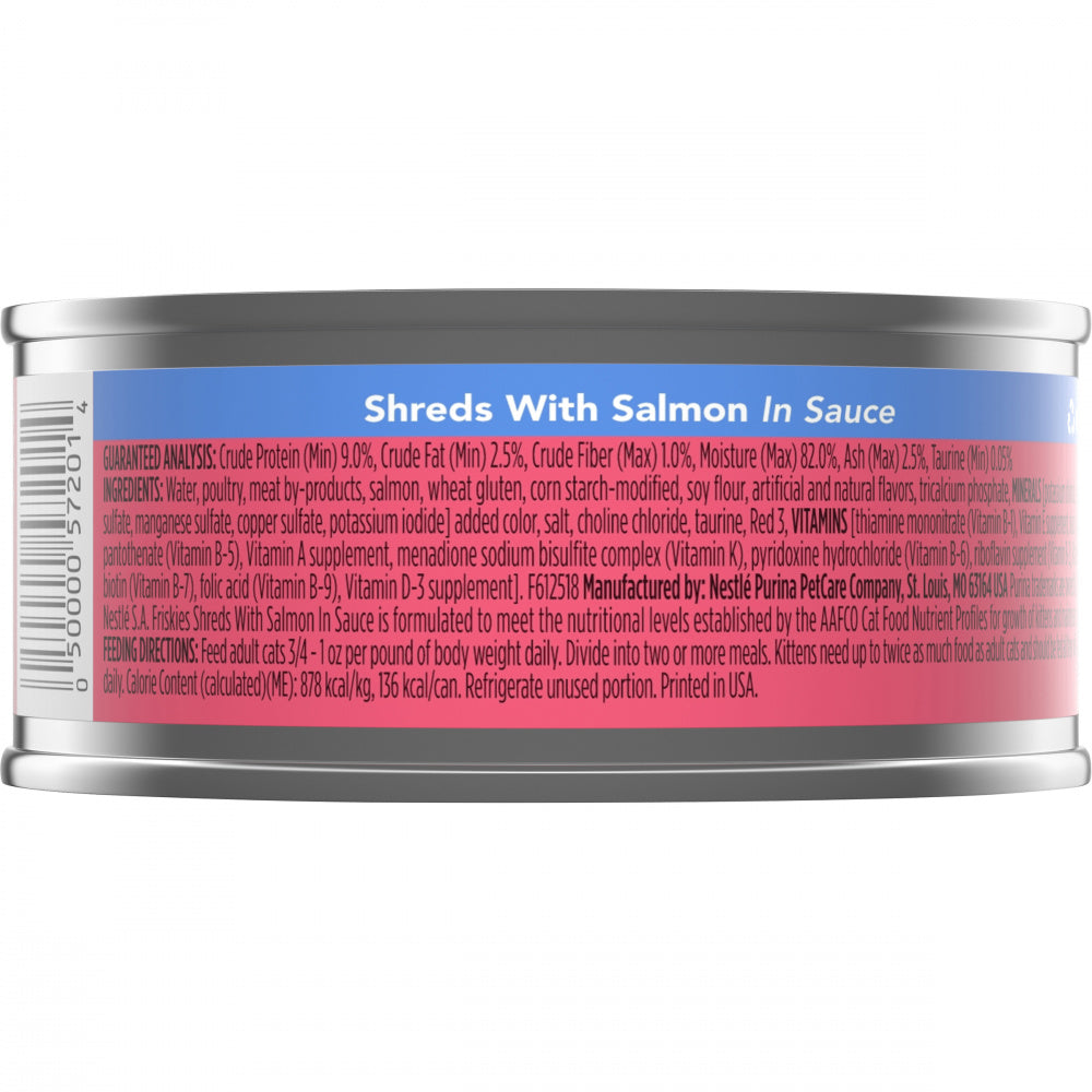 Friskies Savory Shreds Salmon in Sauce Canned Cat Food