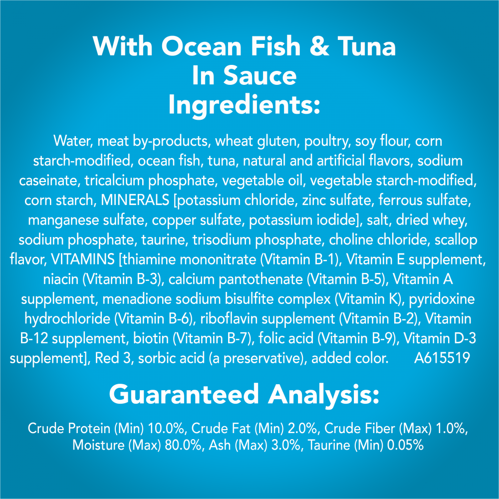 Friskies Tasty Treasures Prime Fillet with Ocean Fish & Tuna Scallop Flavor Canned Cat Food