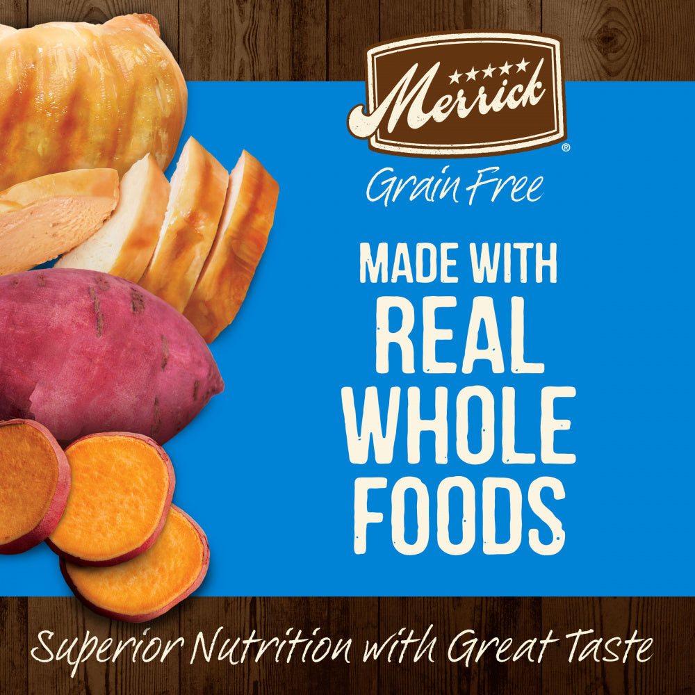 Merrick Grain Free Premium Large Breed Dry Dog Food Wholesome And Natural Kibble Chicken And Sweet Potato