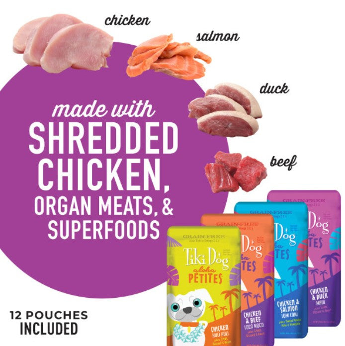 Tiki Dog Aloha Petites Variety Pack Wet Dog Food