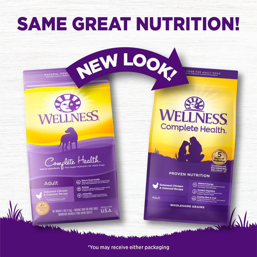 Wellness Complete Health Natural Chicken Recipe Dry Dog Food