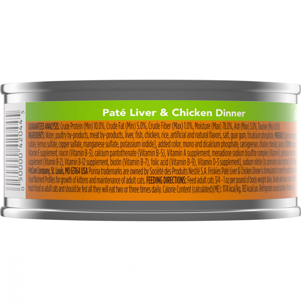 Friskies Pate Liver and Chicken Canned Cat Food