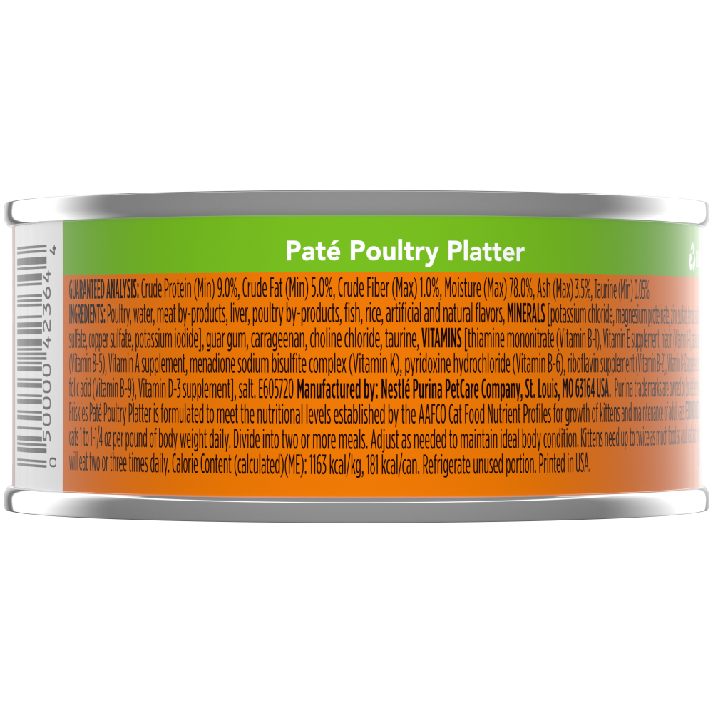 Friskies Pate Poultry Platter Canned Cat Food