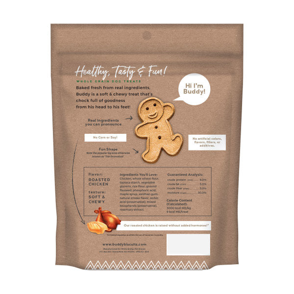 Buddy Biscuits Softies Soft and Chewy Roasted Chicken Dog Treats