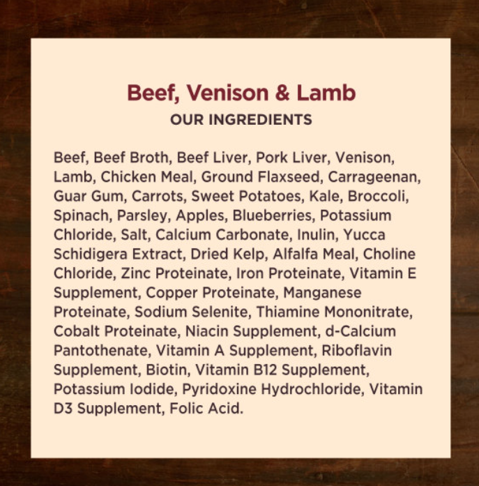 Wellness CORE Grain Free Natural Beef, Venison and Lamb Recipe Wet Canned Dog Food