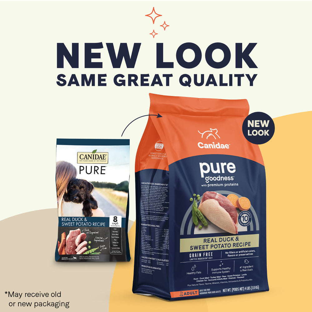 Canidae Pure Goodness Real Duck & Sweet Potato Recipe Adult Dry Dog Food