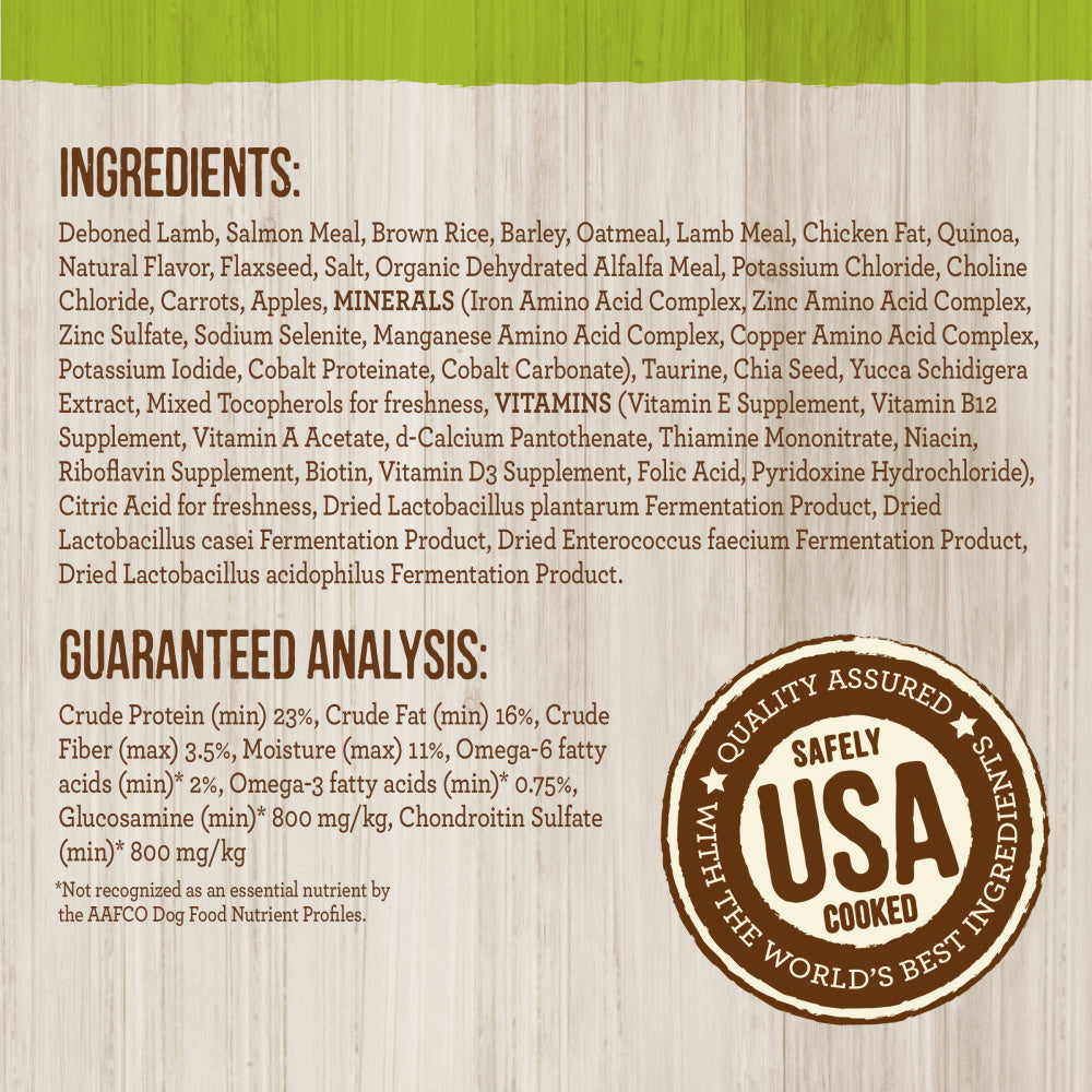 Merrick Healthy Grains Premium Adult Dry Dog Food, Wholesome And Natural Kibble With Lamb And Brown Rice