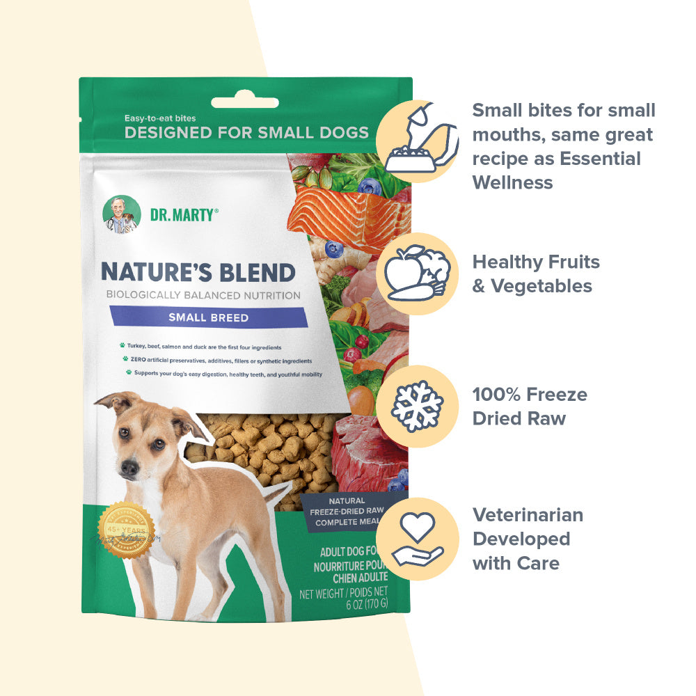 Dr. Marty Nature's Blend Small Breed Freeze Dried Raw Dog Food