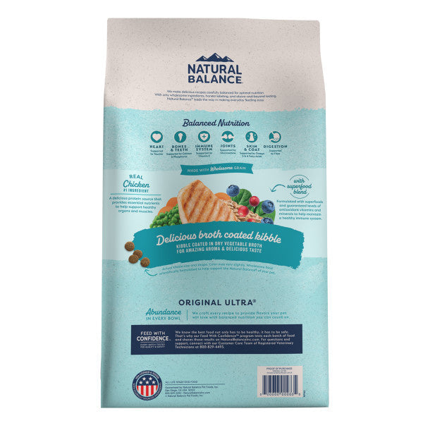 Natural Balance Original Ultra All Life Stage Chicken & Barley Recipe Dry Dog Food