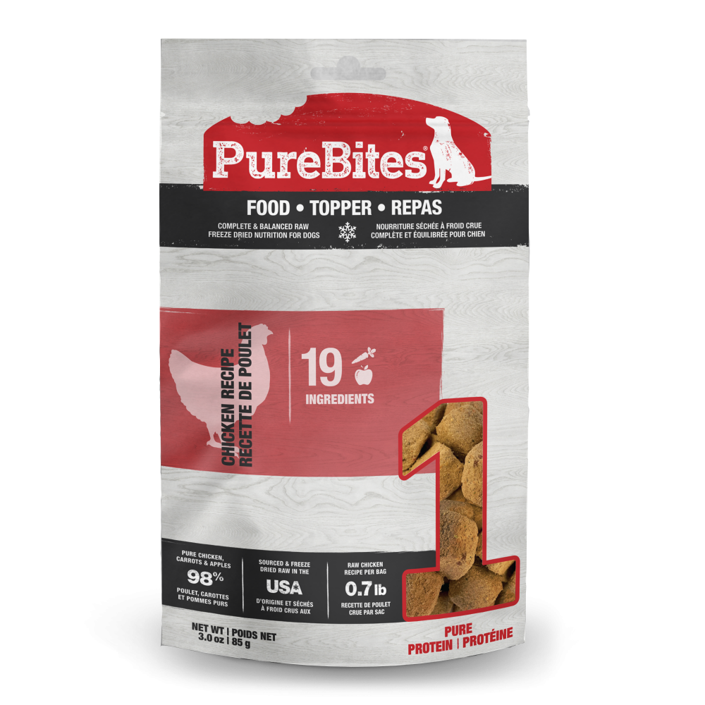 PureBites Dog Food Topper Chicken Recipe