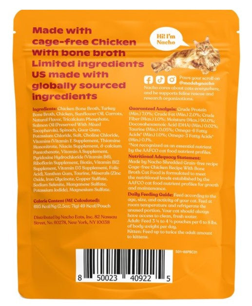 Made By Nacho Cage-Free Chicken Recipe Cuts In Gravy With Bone Broth