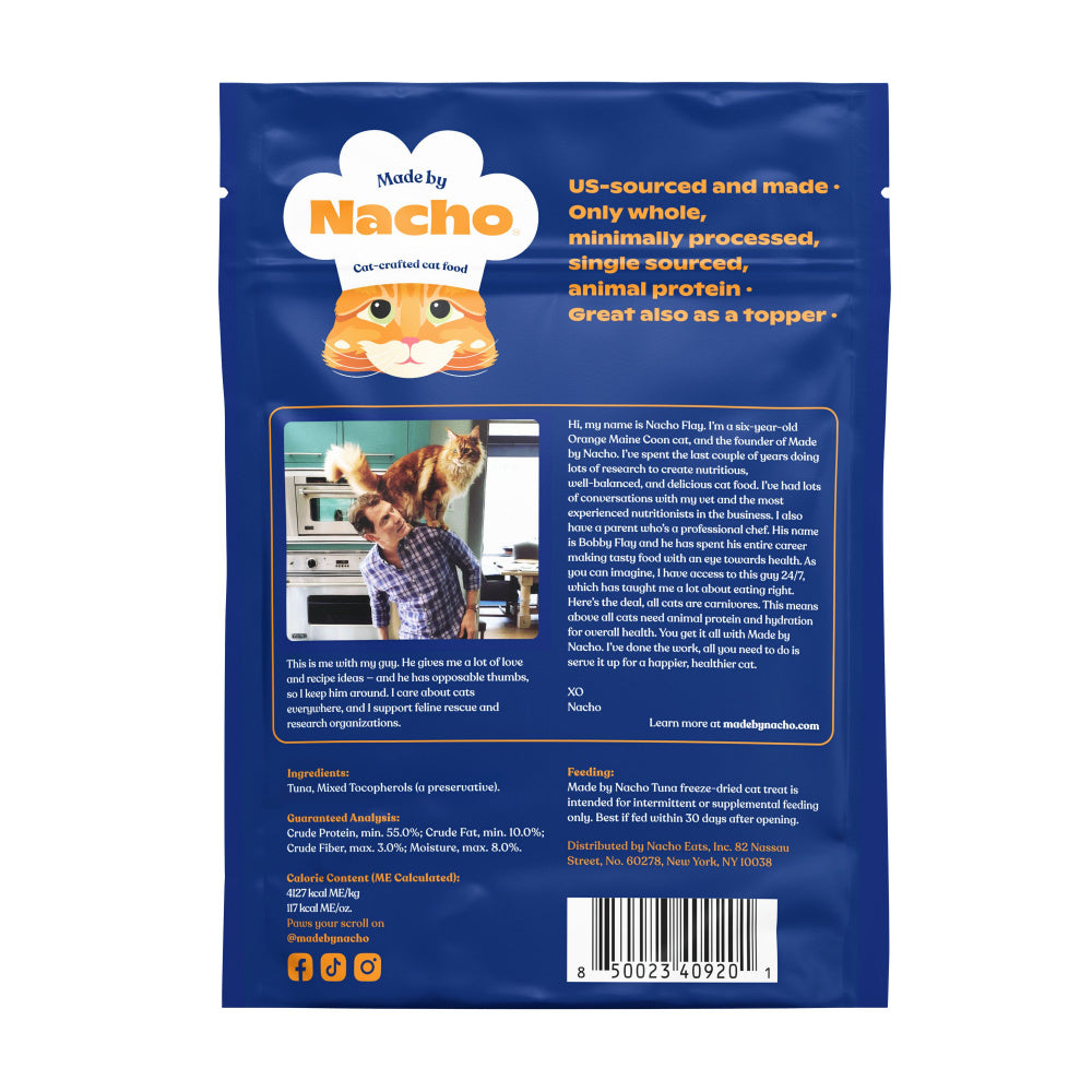 Made By Nacho Freeze Dried Ahi Tuna Cat Treats