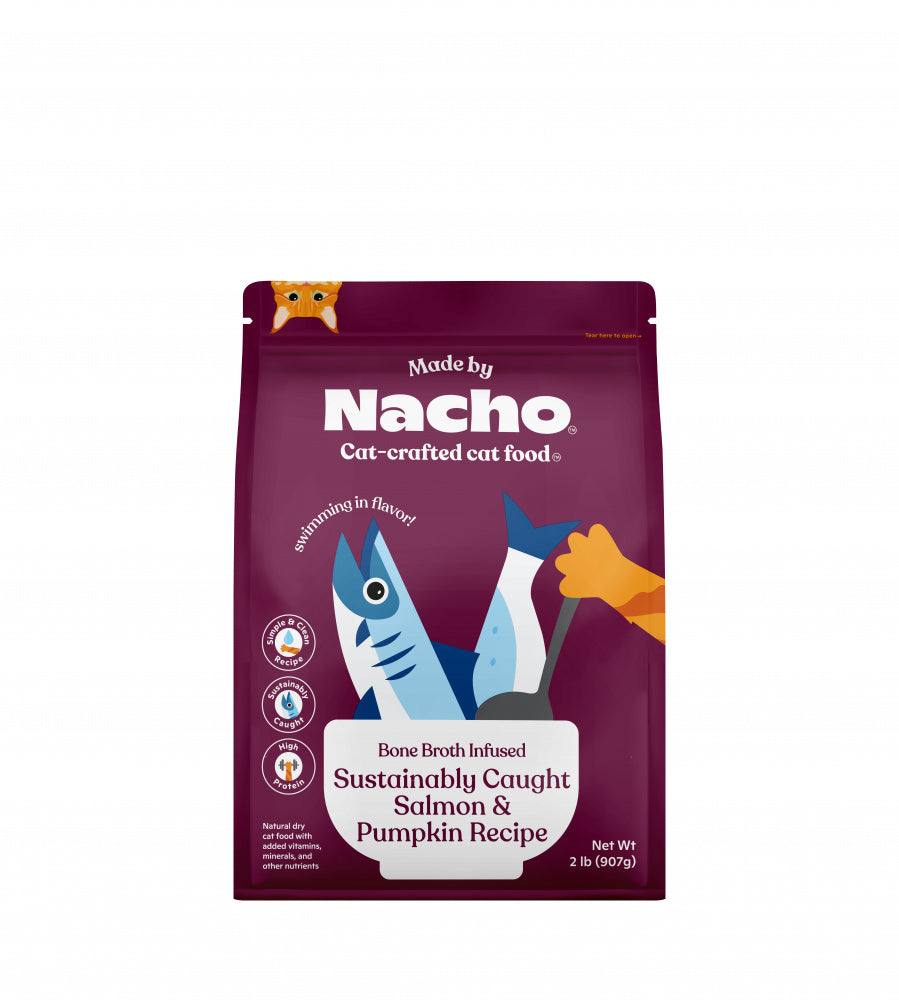Made By Nacho Bone Broth Infused Sustainably Caught Salmon & Pumpkin Recipe