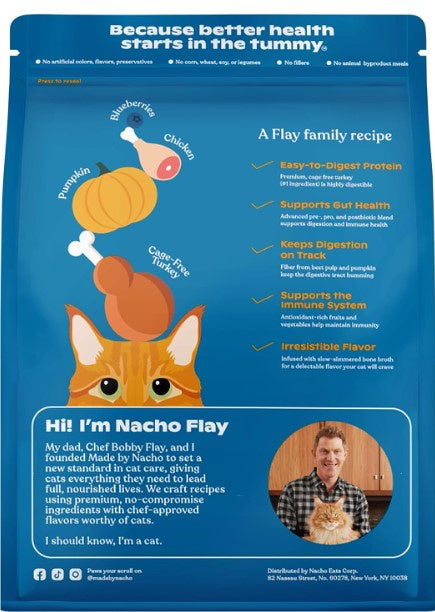 Made By Nacho Digestive Support Cage-Free Turkey & Pumpkin Recipe
