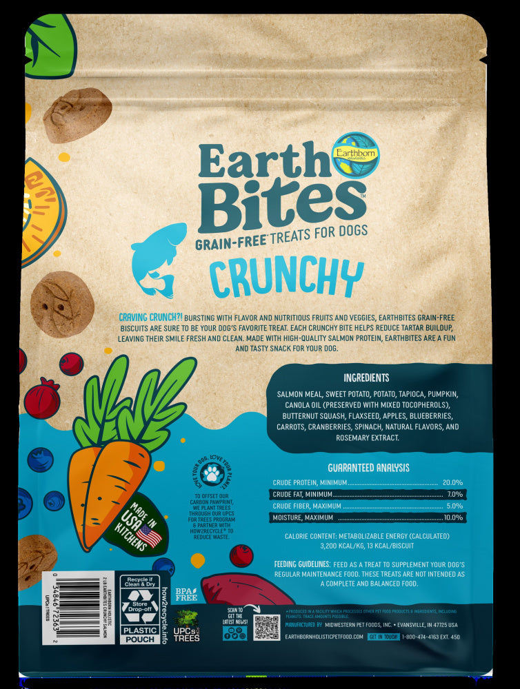 Earthbites Crunchy Grain Free Salmon Treats