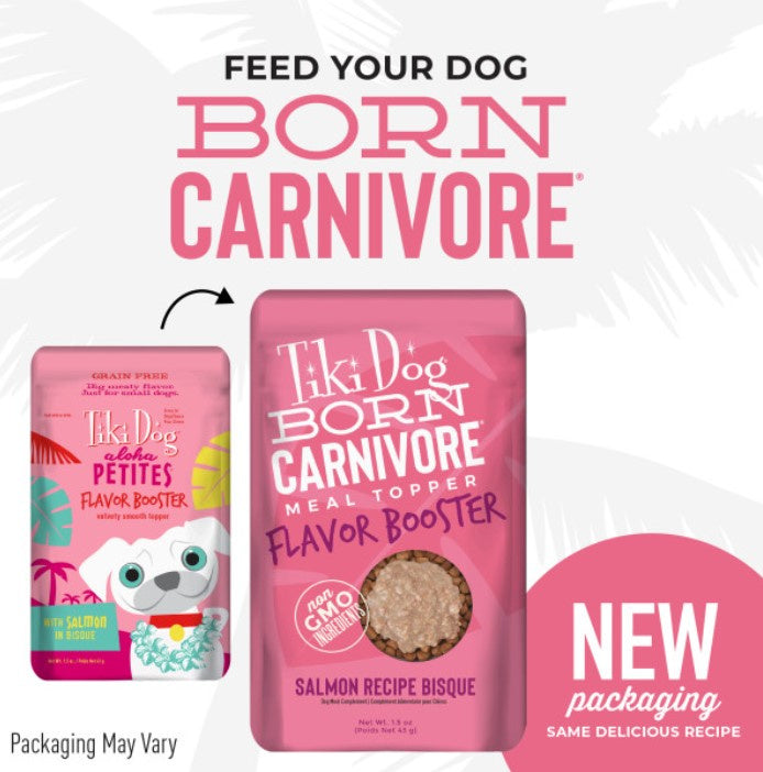 Tiki Dog Aloha Petites Flavor Booster Bisque Toppers Salmon