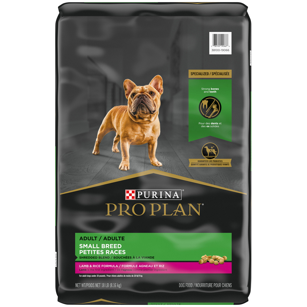 Purina Pro Plan Specialized Shredded Blend Lamb & Rice High Protein Small Breed Dry Dog Food