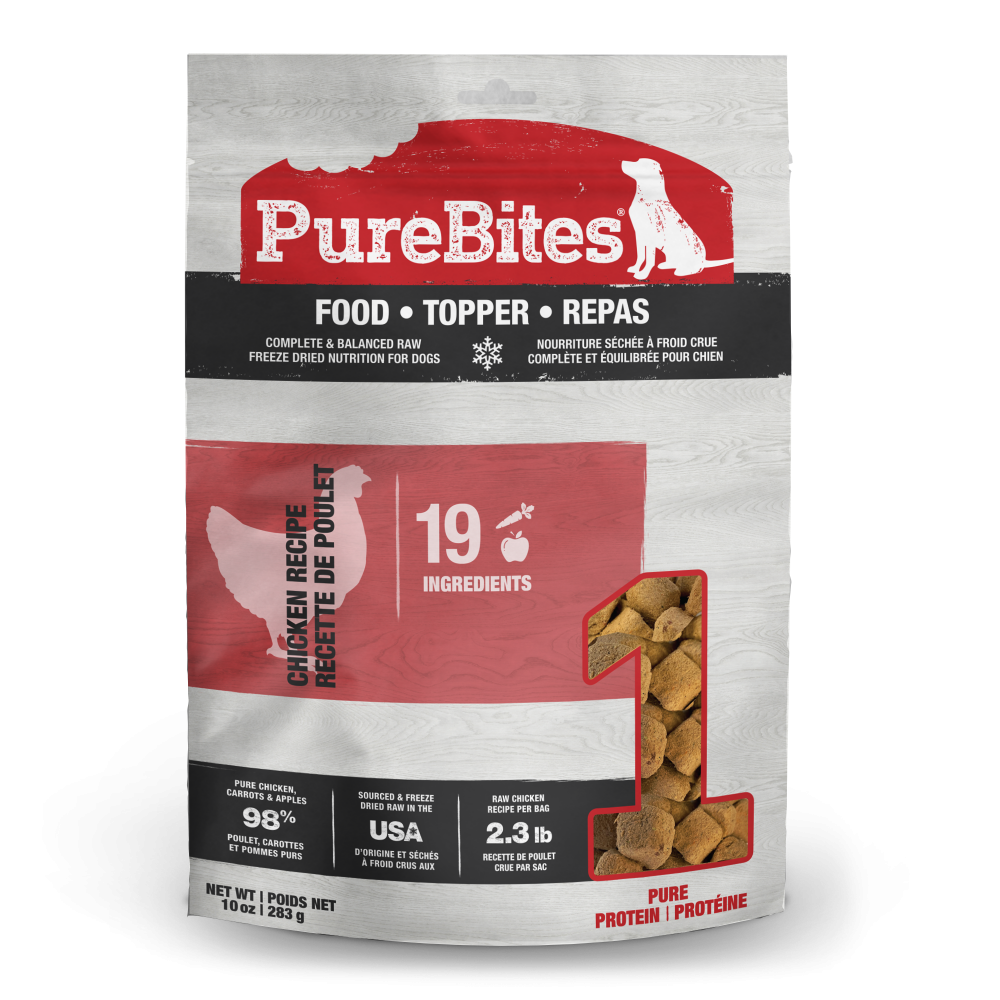 PureBites Dog Food Topper Chicken Recipe